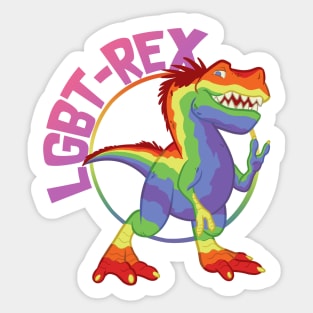 LGBT-Rex Sticker